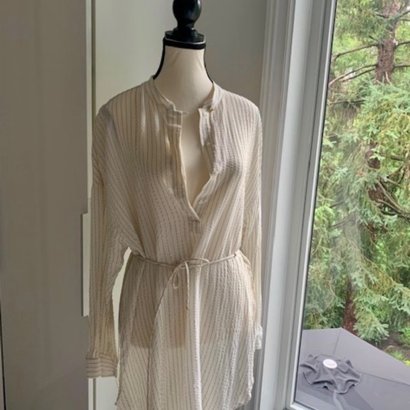 Massimo Dutti dress tunic shirt silk US8 - Picture 5 of 15